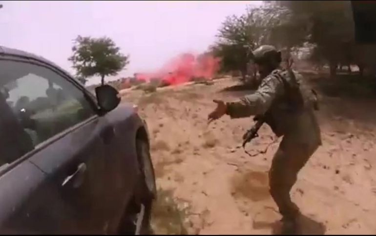 La emboscada tenía como objetivo una unidad de 12 soldados de las fuerzas especiales estadounidenses y 30 tropas nigerianas. AFP / Nashir News Agency