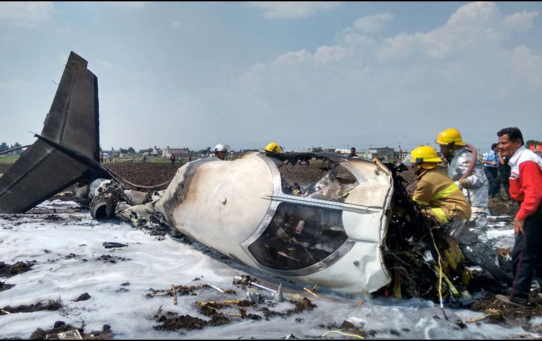 La avioneta Cessna accidentada en la isla Matorrillo 