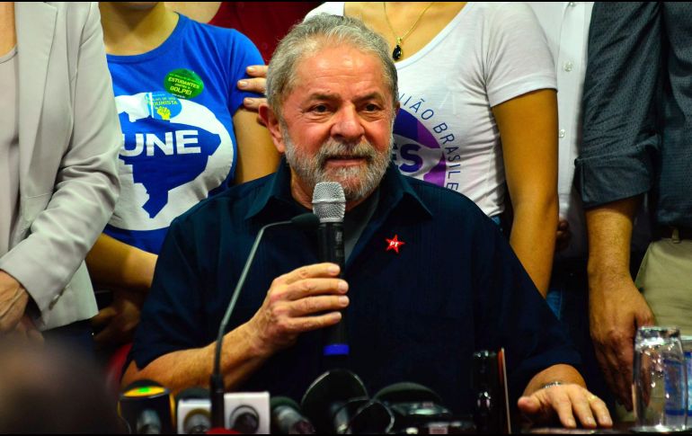 Con 72 años y favorito para ganar las elecciones de octubre, Lula fue condenado en 2017 a nueve años y medio de prisión por aceptar sobornos. NOTIMEX/Archivo