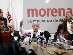 Tras una reunión con empresarios de Jalisco, el tabasqueño dijo en entrevista a medios que le toma la palabra al Presidente y le da el beneficio de la duda. NTX/ E. Jaramillo