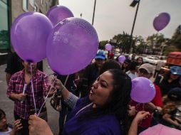 La manifestación que se llevará a cabo el próximo 8 de marzo, Día Internacional de la Mujer, en Plaza Liberación. EL INFORMADOR / ARCHIVO