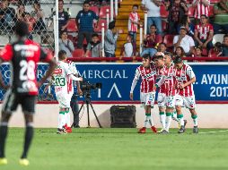 Necaxa enfrentará en la siguiente ronda a Pumas de la UNAM o a Lobos BUAP. MEXSPORT / A. Juárez