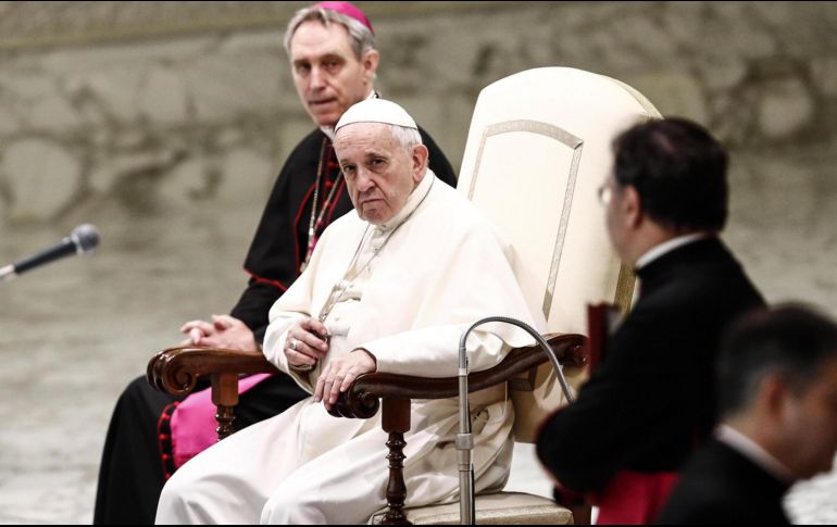 El Papa Francisco preside la audiencia general de los miércoles en el Vaticano. EFE/G. Lami