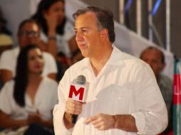 El aspirante presidencial reconoce al Ejecutivo federal de mantenerse al margen del proceso electoral. NTX / ARCHIVO