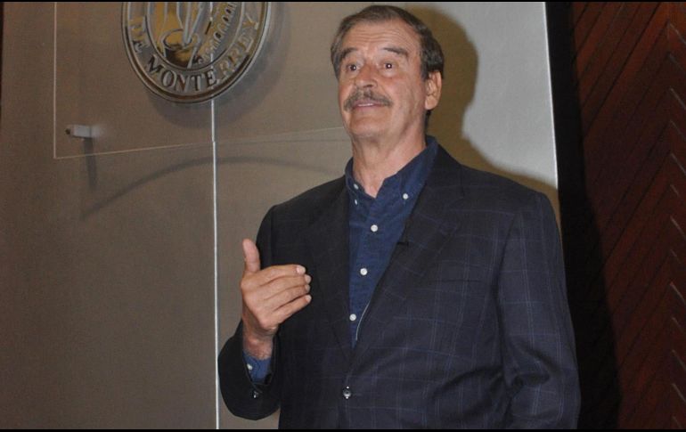Vicente Fox señaló que no entrará en dimes y diretes con el político tabasqueño, quien, dijo, se contradice de sus propios discursos. NTX / ARCHIVO