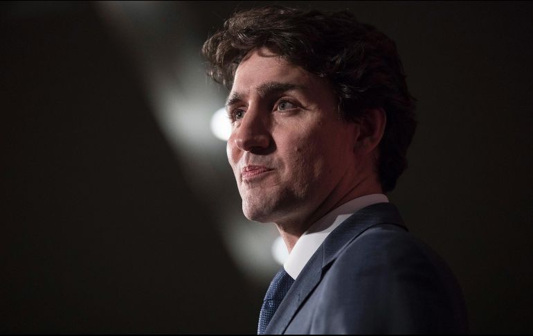 Trudeau da la bienvenida al segundo reporte del Consejo de Canadá-EUA para el Avance de las Mujeres Empresarias y el Liderazgo en los Negocios. AP / C. Young