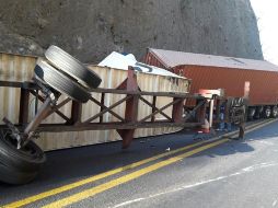 El accidente se registró en la autopista Guadalajara-Colima, a la altura del kilómetro 108. ESPECIAL/Protección Civil Jalisco