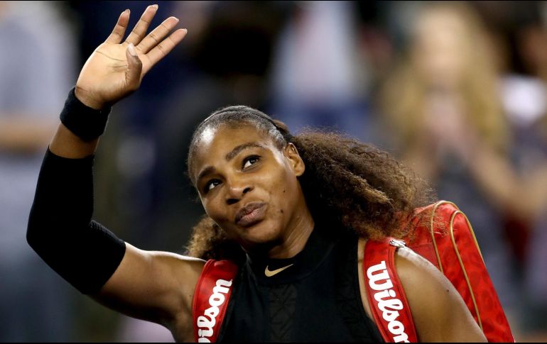 Serena agradeció el apoyo y declaró que no espera mucho de ella para este certamen, ya que regresa de una larga ausencia y apenas comienza a recuperar sensaciones. AFP / M. Stockman