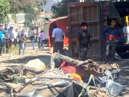 El percance ocurrió en la carretera federal Huixquilucan- La Marquesa, a la altura de la comunidad de San Ignacio Allende. TWITTER / @SUUMA_CDMX