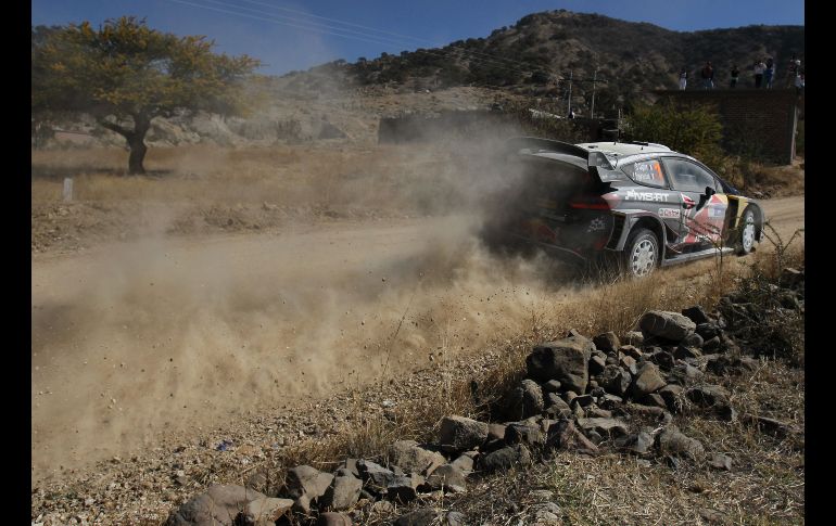 Los competidores transitarán por caminos de las ciudades León, Guanajuato, Silao e Irapuato. El auto Ford Fiesta WRC de los franceses Sebastien Ogier y Julien Ingrassia.