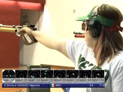 Zavala se mostró contenta pero cautelosa, pues asegura que sería aventurado pensar en que pueda acceder a la ronda final de esta categoría. TWITTER / @CONADE