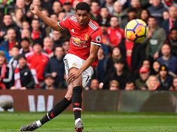 Marcus Rashford anotó los dos goles de la victoria en los primeros 24 minutos de juego. AFP / O. Scarf