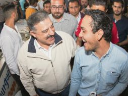 Presencia. El aspirante estuvo en Enclide, que busca formar y capacitar a líderes estudiantiles. ESPECIAL