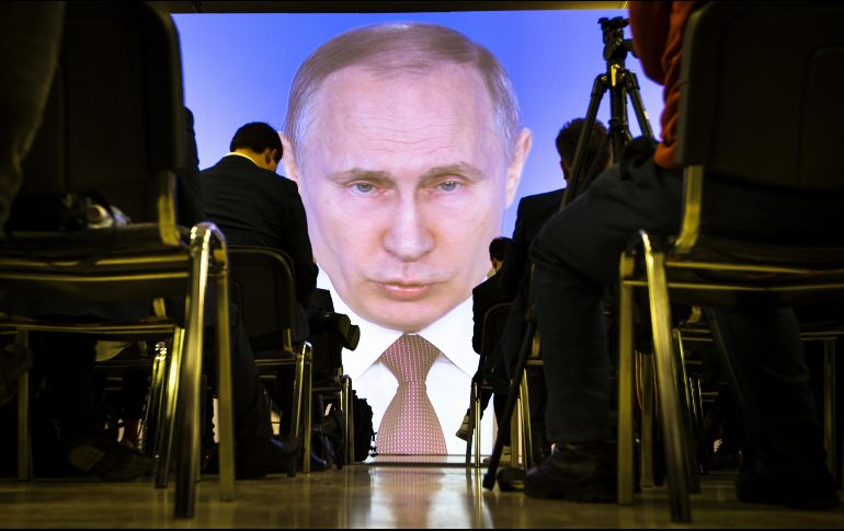 Vladímir Putin presentó en sociedad al misil el pasado 1 de marzo, durante el discurso sobre el estado de la nación. AP/A. Zemlianichenko