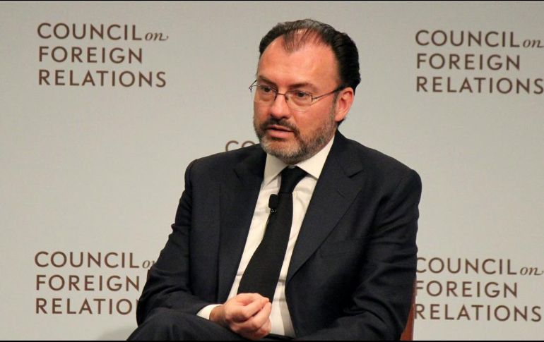 Tagle Martínez también cuestionó los resultados Videgaray al frente de la SRE. NTX / ARCHIVO