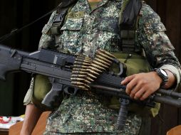 El soldado sufrió una herida en un brazo y fue trasladado a un hospital tras ser agredido con un cuchillo por el atacante. EFE/ ARCHIVO