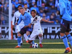 Tras lastimarse en el último partido entre el Galaxy de LA y el Red Bull, se le realizarán exámenes este lunes, y es probable que quede fuera entre dos y tres semanas. TWITTER / @LAGalaxy