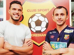 Vuelven a sonreír. Tras no encontrar acomodo en Primera División ni el Ascenso, Luis Ángel Landín y Omar Arellano encontraron una oportunidad en el futbol costarricense con el Herediano, uno de los clubes importantes de aquel país. ESPECIAL