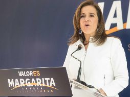 Margarita informa que va a presentar un juicio para que el INE haga una redistribución de los spots en radio y televisión. SUN / G. Espinosa