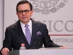 Ildefonso Guajardo, secretario de Economía, anunció estrategias para proteger sectores clave del Tratado Integral y Progresista de Asociación Transpacífico. NOTIMEX/I. Hernández