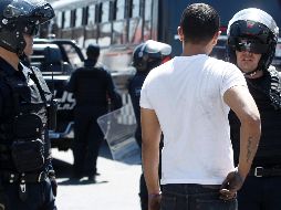 Autoridades precisaron que para que la revisión se ajuste a los parámetros constitucionales, ésta debe ocurrir ante la sospecha razonable de que se está cometiendo un delito. EL INFORMADOR/ M. Vargas