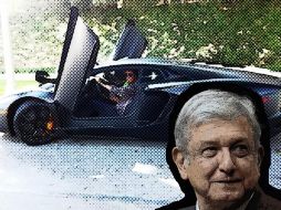 La imagen del Lamborghini Aventador data de 2012 y fue publicada por un bloguero sin ninguna relación con el candidato. ESPECIAL