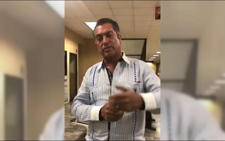 El aspirante subió un video a su cuenta de Twitter en el que explicó el hecho. TWITTER / @JaimeRdzNL