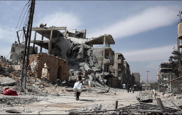 Los bombardeos en Guta han dejado mil 200 muertos y más de cinco mil heridos. AFP/A. Eassa