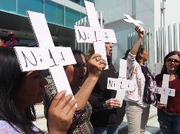 Las universitarias llamaron a la comunidad a denunciar a todas aquellas personas que acosan. SUN / ARCHIVO