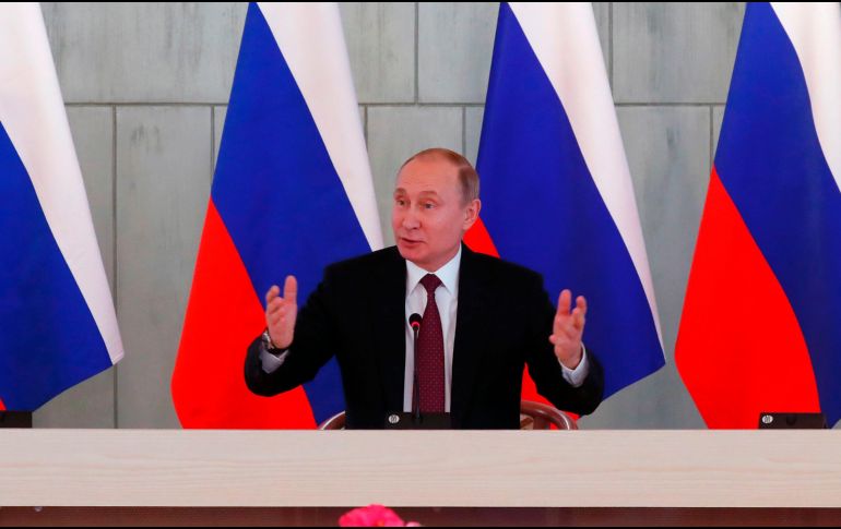 Las acusaciones contra Putin se dan a unos días de las elecciones que podrían otorgarle un cuarto mandato. AFP / A. Maltsev
