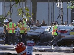 El proyecto del puente, iniciado en 2017, se ideó para facilitar el acceso a la Universidad Internacional de Florida. AP/ P. Portal