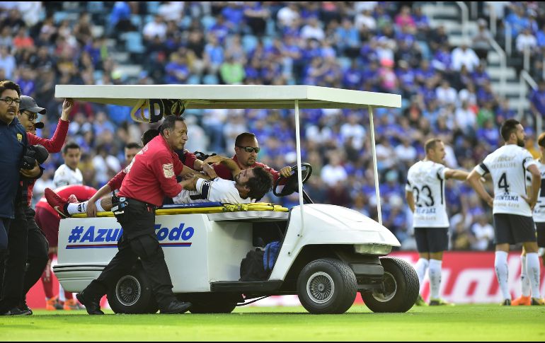 La UNAM aún no emite un parte médico que ofrezca más detalles sobre la lesión del jugador. AFP/P. Pardo