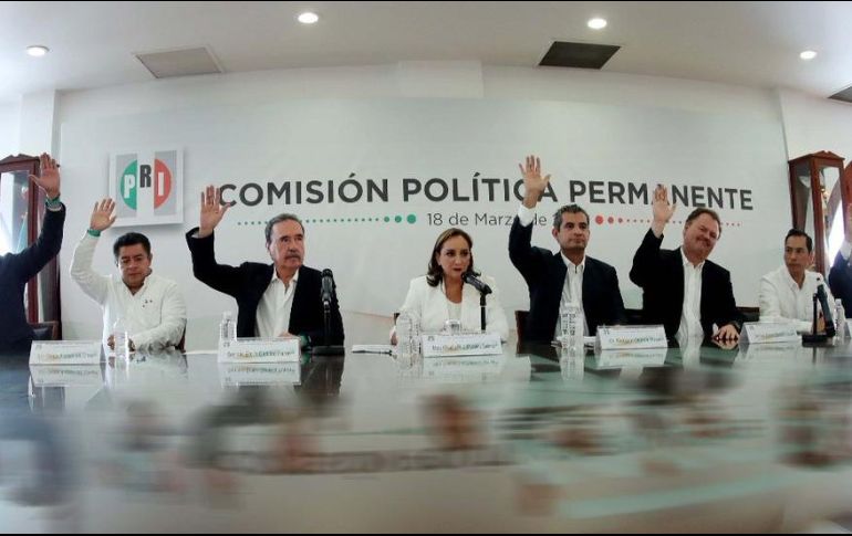 El PRI votó esta tarde sus listas de candidatos plurinominales al Congreso. TWITTER / @PrensaCENPRI