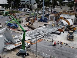 Una de las víctimas del desplome del puente era una estudiante de la Universidad Internacional de Florida (FIU) identificada como Alexa Durán, de origen ecuatoriano. AP/ P. Portal