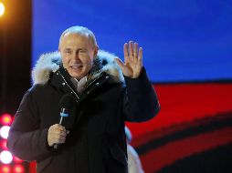 Putin ha obtenido ya el respaldo de 56.1 millones de ciudadanos, aunque quedan unas pocas actas por contabilizar. EFE/Y. Kochetkov