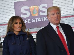 La única manera de resolver el problema de las drogas es siendo duro, dijo Trump en ese evento en Moon Township. AFP/ M. Ngan