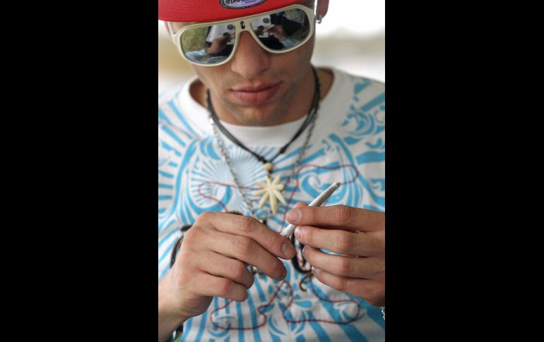 Al sitio llegaron unas 250 personas. Según los organizadores, el evento busca fomentar el autocultivo de la cannabis y el empleo de sus derivados, como semillas y extractos. AFP/U. Ruiz