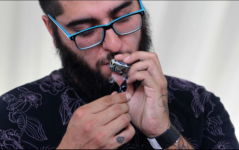 Un asistente al evento en Tlajomulco. AFP/U. Ruiz