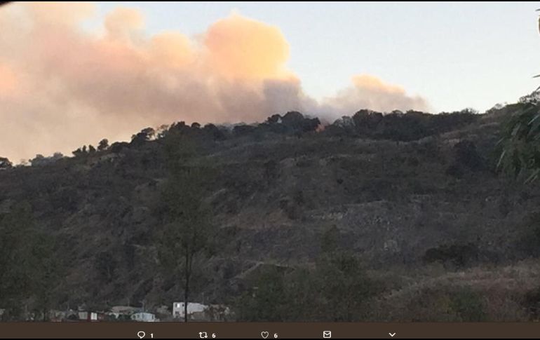 Se presume que el incendio habría sido ocasionado por quemas preventivas realizadas cercanas al punto. TWITTER / @Alfredo_IMartin