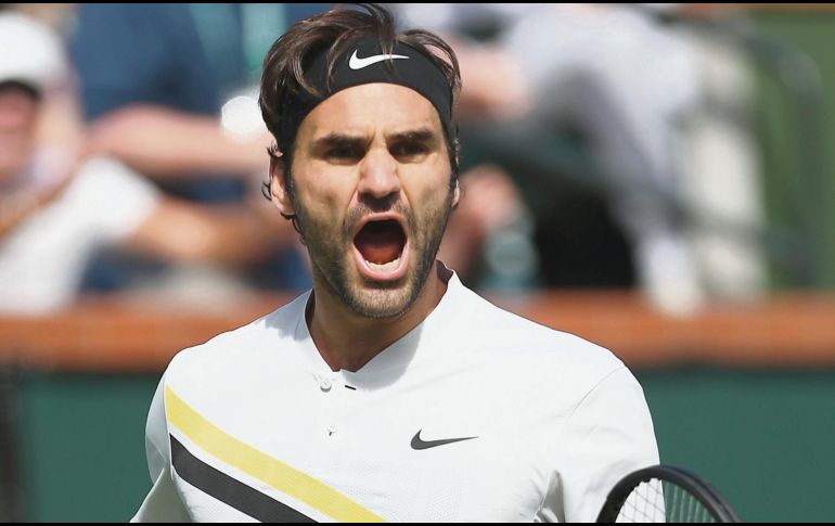 Primer revés. Roger Federer perdió la Final de Indian Wells el domingo pasado. AFP