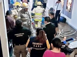 Durante el desalojo no hubo personas lesionadas, aunque algunos trabajadores reportaron molestias respiratorias. TWITTER