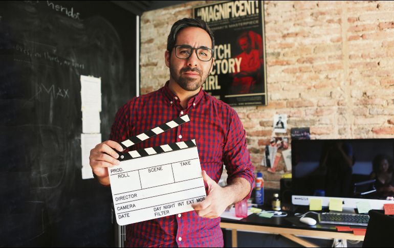Samuel Kishi. El realizador posa desde su estudio en Guadalajara. EL INFORMADOR/G. Gallo