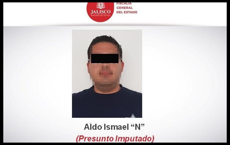 Aldo Ismael fue detenido el pasado 15 de marzo, junto con otro sujeto. TWITTER / @FiscalíaJal