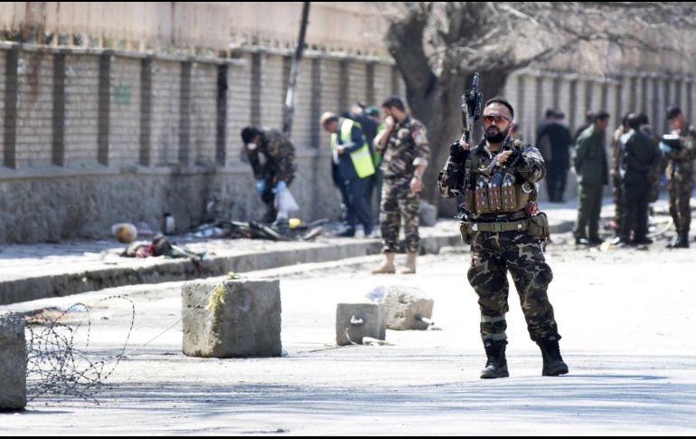  Este suceso sangriento fue el último de una serie que ha golpeado a Kabul este año. EFE/ H. Amid