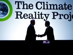 Hoy se celebró la reunión The Climate Reality Project encabezada por Al Gore en la Ciudad de México. NTX / A. Monroy