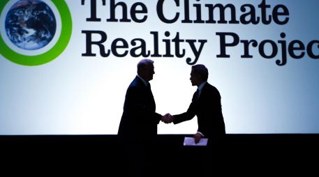 Hoy se celebró la reunión The Climate Reality Project encabezada por Al Gore en la Ciudad de México. NTX / A. Monroy