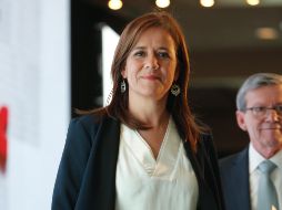 La candidata participó hoy en 29 Congreso Mexicano de la Industria de la Construcción. EL INFORMADOR / G. Gallo