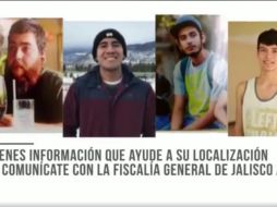 Difunden nuevas fotos para pedir información de estudiantes desaparecidos