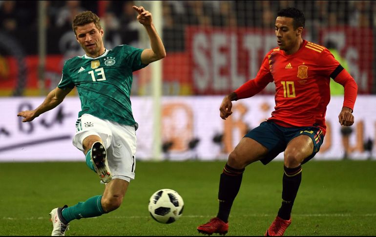 Los dos últimos campeones del mundo no se hicieron daño en Düsseldorf. NTX/DPA