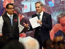 Mancera pidió el apoyo de las redes sociales y los medios de comunicación para reiterar este mensaje. SUN / J. Reyes